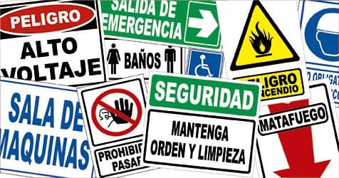 Cartelería de señalización